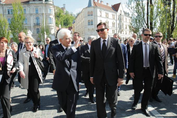 Predsednika Pahor in Mattarella poudarila vrednoti miru in spoštovanja med dvema sosednjima narodoma in državama.